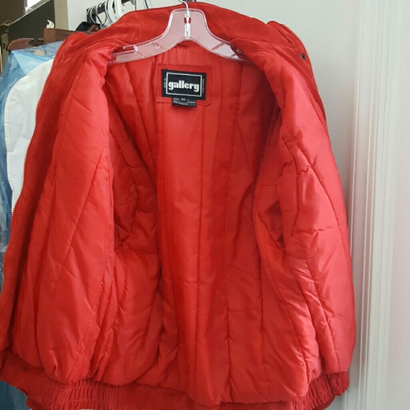 Warm, Winter Suede Jacket - Picture 4 of 6